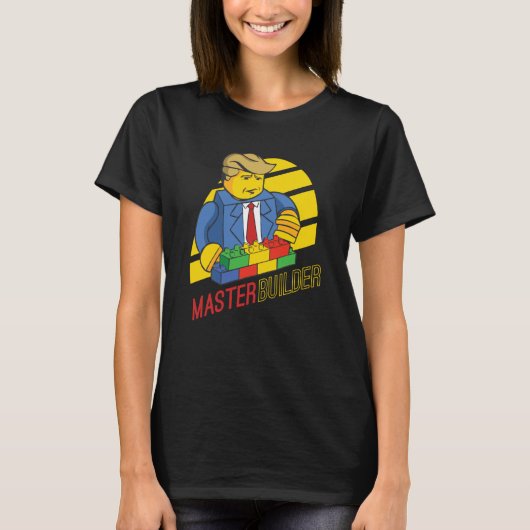 T-shirt Maître Constructeur Blocs de Construction Hommes F (Devant)