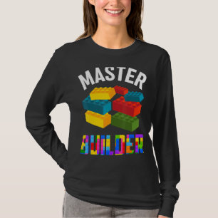 T-shirt Maître Constructeur Cute Constructeur De Briques B
