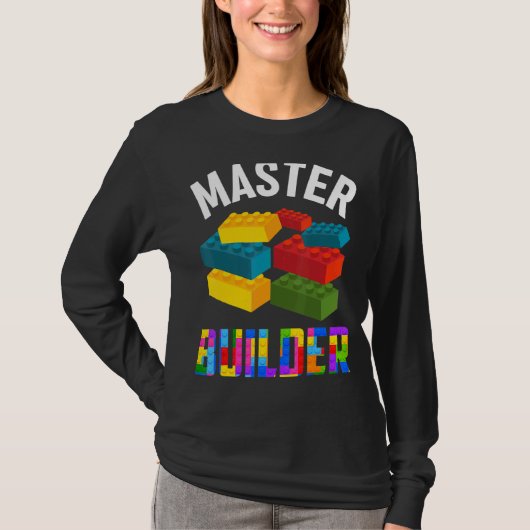 T-shirt Maître Constructeur Cute Constructeur De Briques B (Devant)