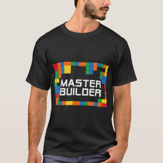 T-shirt Maître Constructeur Ingénieur Gros Bâtiments Bâtim