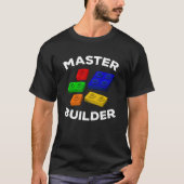 T-shirt Maître Constructeur Maillot Bâtiment Enfants Jouet (Devant)
