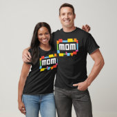 T-shirt Maître constructeur Maman briques Blocs Bâtiment F (Unisexe)