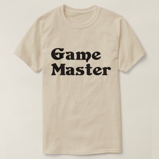 T-shirt Maître de jeu (Design devant)