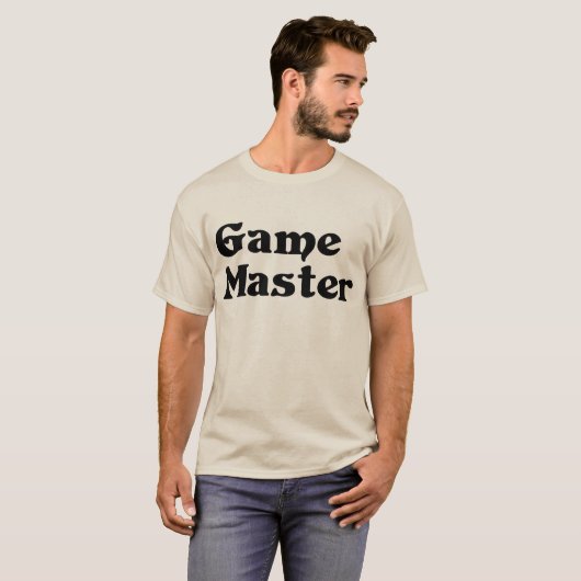 T-shirt Maître de jeu (Devant entier)