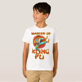 T-shirt Maître de Kung Fu, Chemise rétro (Devant entier)