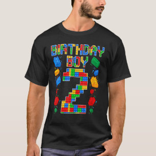 T-shirt Maître de la construction pour 2e anniversaire BBu