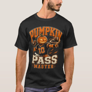 T-shirt Maître de la Passe de Citrouille Football d'Hallow