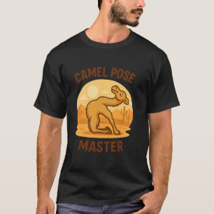 T-shirt Maître de la pose de chameau d'animal de désert de