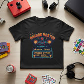 T-shirt Maître de l'Arcade Rétro Personnalisable