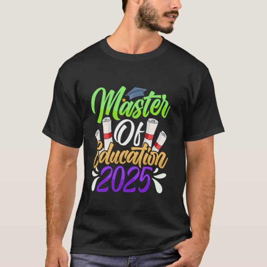 T-shirt MAÎTRE DE L'ÉDUCATION 2025 Enseignants de master (Devant)