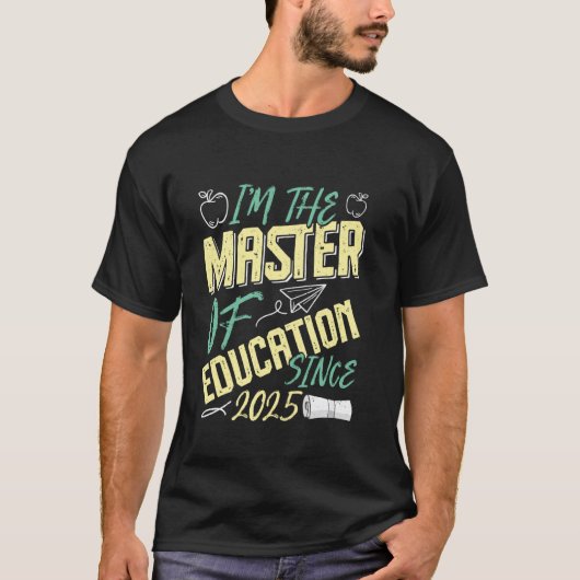T-shirt MAÎTRE DE L'ÉDUCATION 2025 Enseignants de master (Devant)