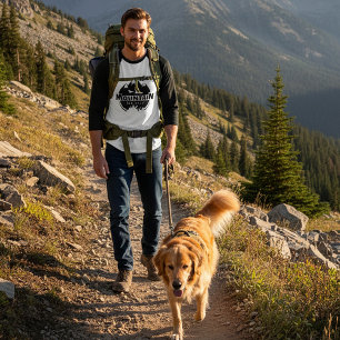 T-shirt Maître de montagne, randonneur/cycliste
