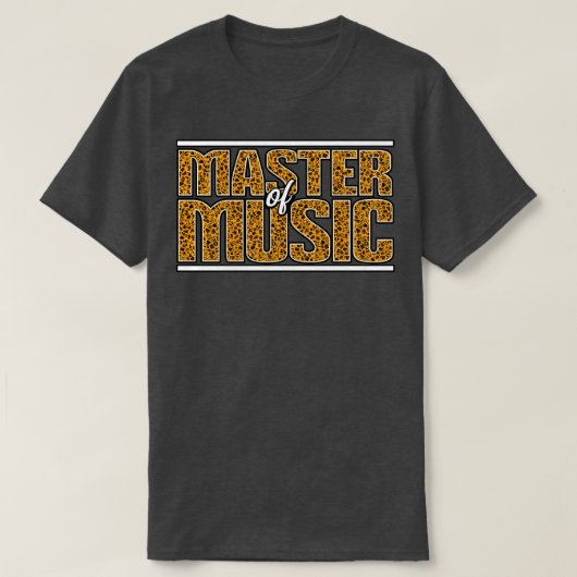 T-shirt Maître de musique (Design devant)