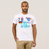 T-shirt Maître de navigation de Richman de port de drapeau (Devant entier)