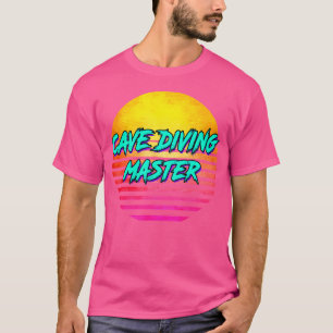 T-shirt Maître de plongée dans la grotte des années 1980