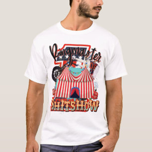 T-shirt Maître De Ringmaster Du Shitshow Whitte Unisex T-