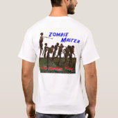 T-shirt Maître de zombi (Dos)