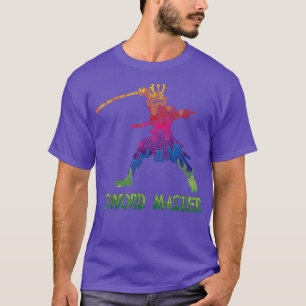 T-shirt Maître d'épée Kenjusu Kata Katana Samouraï Kendo T