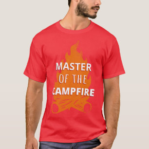 T-shirt Maître Des Sorties De Camping Campfire III