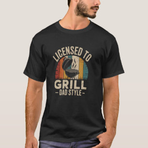 T-shirt Maître du Grill, amateur de BBQ, Cadeau de Fête de
