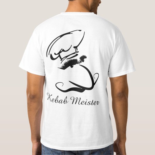 T-shirt Maître du Kebab (Dos)