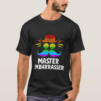 T-shirt Maître Embarrasser Papa Parents Papa Maman Papa Vi