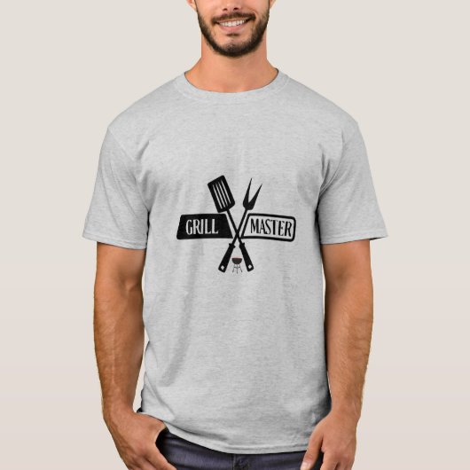 T-shirt maître grill (Devant)