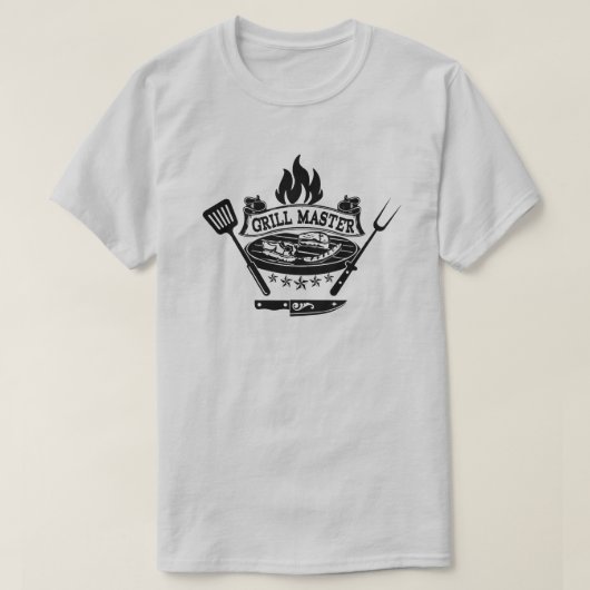 T-shirt maître grill (Design devant)