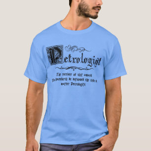 T-shirt Maître Petrologiste médiéval