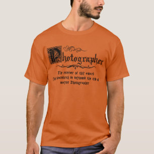 T-shirt Maître photographe médiéval