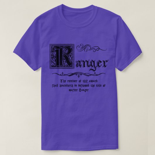 T-shirt Maître Ranger (Design devant)