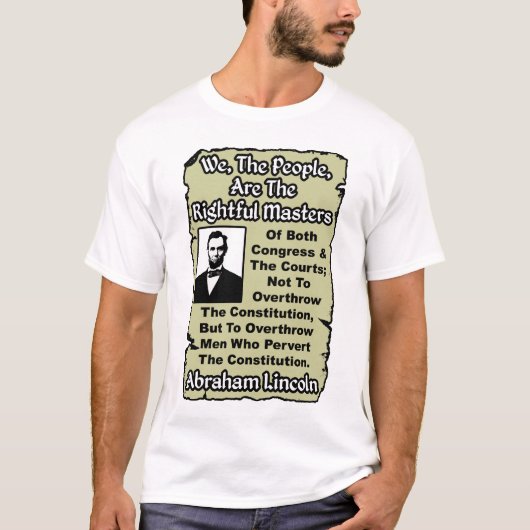 T-shirt Maîtres légitimes (Devant)