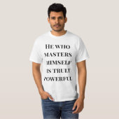T-Shirt Maîtrise de Soi (Devant entier)