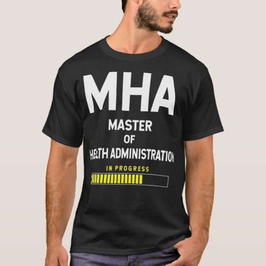 T-shirt Maîtrise En Administration De La Santé Étudiante - (Devant)
