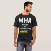 T-shirt Maîtrise En Administration De La Santé Étudiante - (Devant entier)