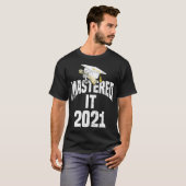 T-shirt Maîtrise Il 2021 Masters Diplôme Collège (Devant entier)