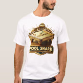 T-shirt Maîtriser le jeu : Pool Shark Logo sur Pool Table (Devant)