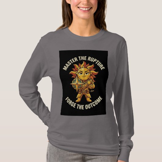T-shirt Maîtrisez La Rupture Manches Longues (Devant)