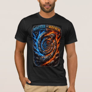 T-shirt Maîtrisez le crâne de chaos – Électrique Fire vs I