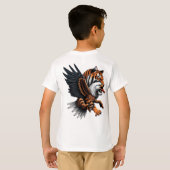 T-shirt Majesté ailée : L'hybride tigre-aigle (Dos entier)