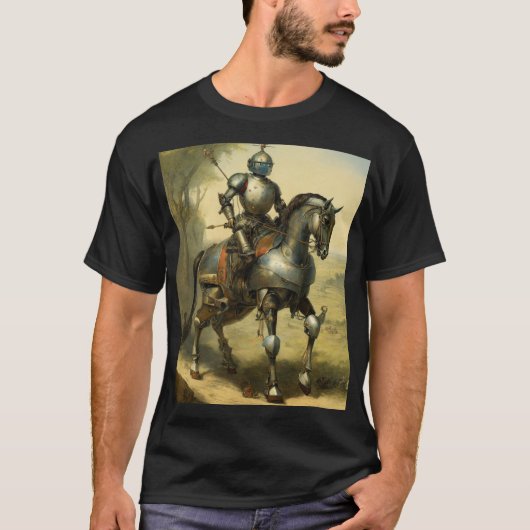 T-shirt Majesté blindée : Le noble tour du chevalier (Devant)