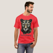 T-shirt "Majesté de la Puma triangulée" (Devant entier)