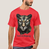 T-shirt "Majesté de la Puma triangulée" (Devant)