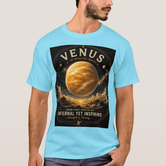 T-shirt Majesté dorée de Vénus. (Devant)