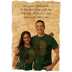 T-shirt Majesté verte : Homme vert