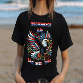 T-shirt Majestic American Freedom Independence Day