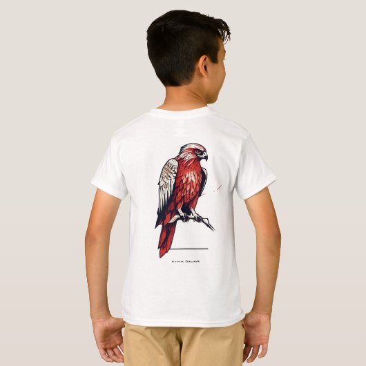 T-shirt Majestic Crystal Eagle (Dos entier)