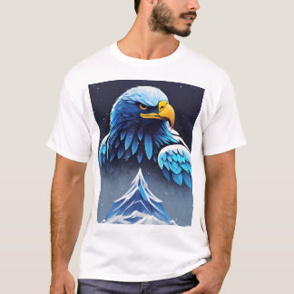 T-shirt Majestic Eagle et Snowy Mountain