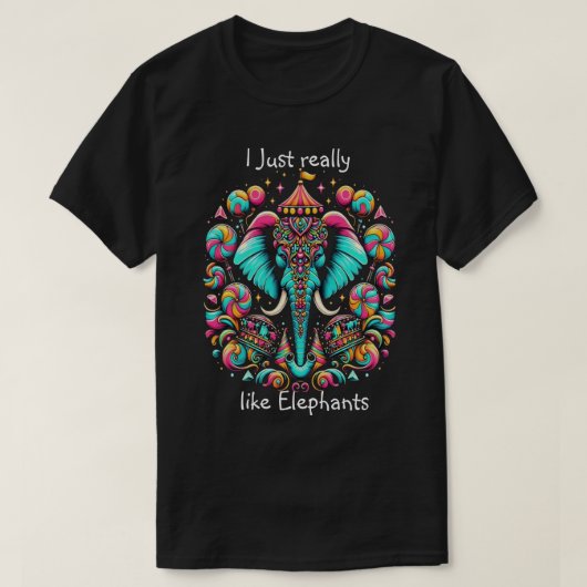T-shirt Majestic Elephant King (Design devant)