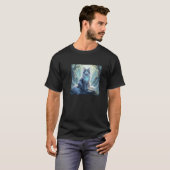 T-shirt **Majestic Fantasy Cat with Mystical Aura – High F (Devant entier)